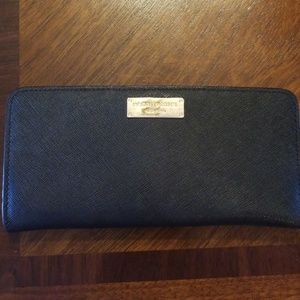 Henri Bendel Centennial Stripe Single Snap Wallet